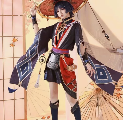 【预售】散兵c服三町目 斗笠+260 木屐...