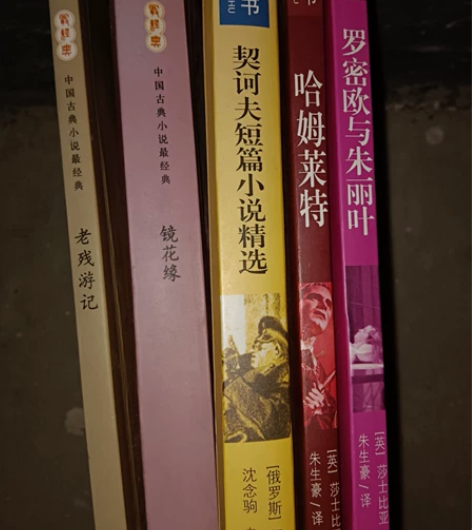 古典与外国名著5本，低价转让。包邮，即拍即...