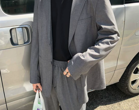 CCJE 秋季新款韩版男士小西装外套男港风...