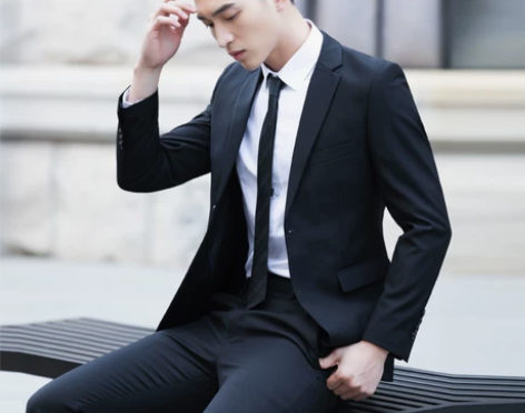 西服套装男士外套韩版修身伴郎新郎结婚商务休...