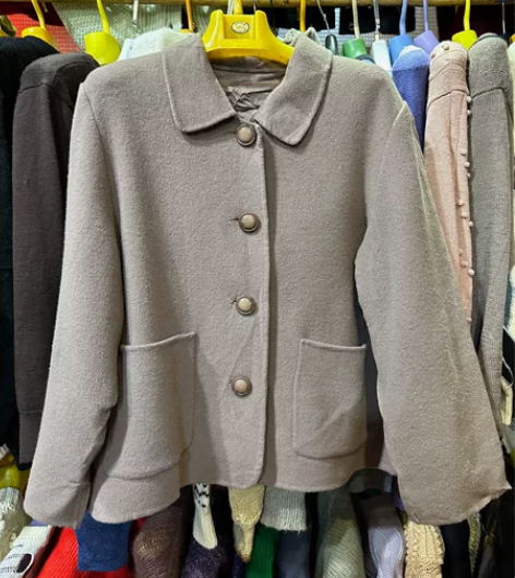 vintage古着日产羊毛西服文艺休时尚街...