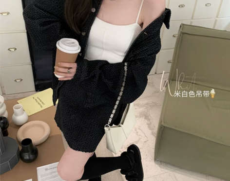小宜定制【小恶魔背心】吊带女内搭纯欲辣妹 ...