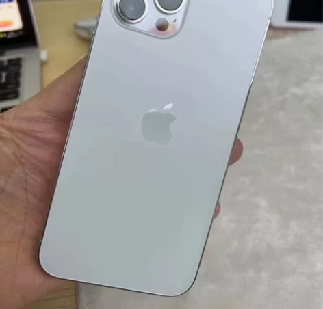 苹果12promax，白色256G，美版卡...