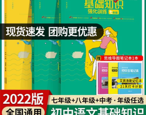 2022版一飞冲天初中语文基础知识强化训练...