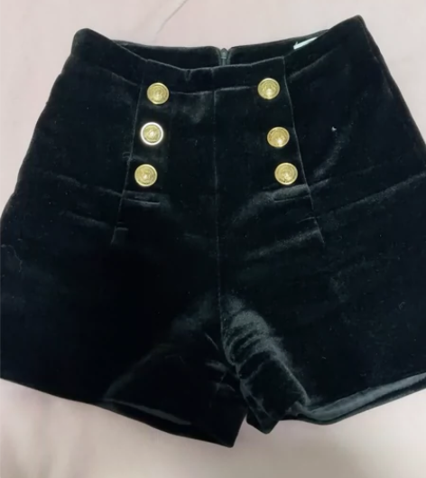 女士丝绒短裤 s码   100斤以内可穿