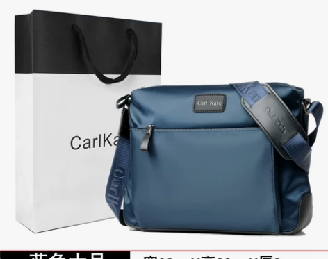 carlkate正品新款单肩包复古牛津休闲...