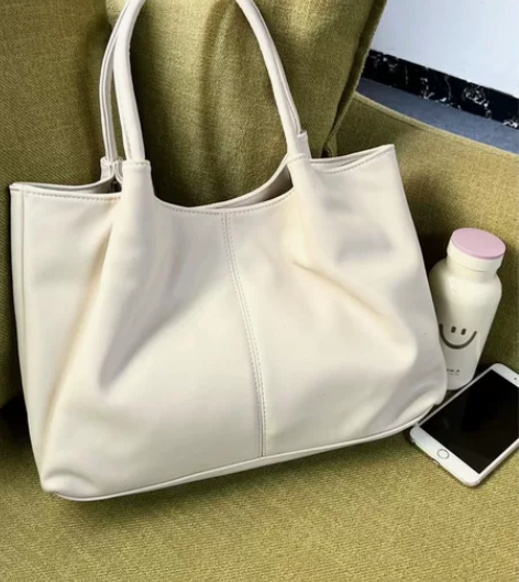 2023新款软皮托特包大容量女小众高级感大...