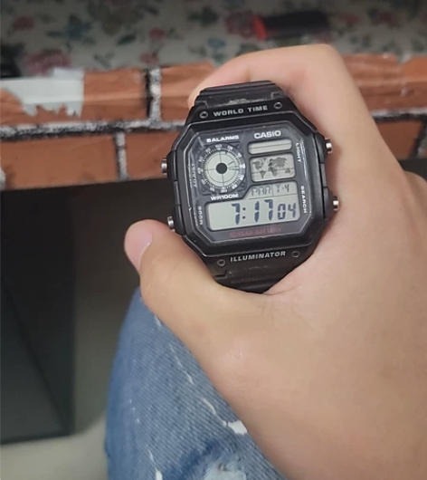 卡西欧Casio ins复古多功能不锈钢表...