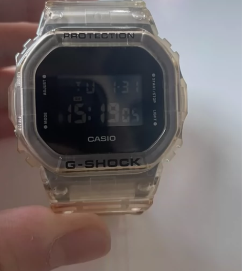 王一博同款卡西欧G-SHOCK新冰韧黑武士...