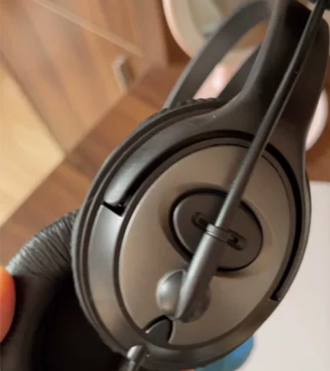 惠普头戴式耳机/游戏/客服/音乐都可用，带...