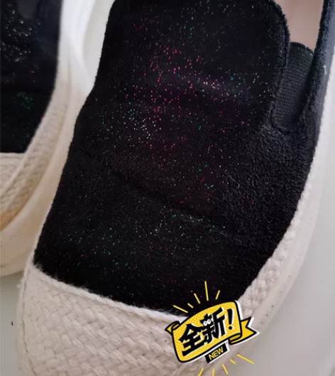 2021时尚 女士内增高牛皮内里麻鞋胖脚宽...