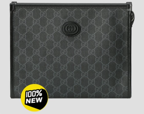 Gucci/古驰 互扣式双G 化妆包/手拿...