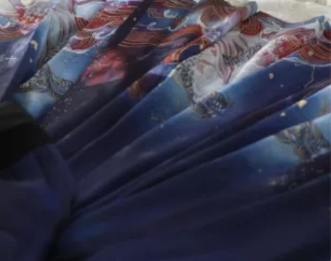 南橘汉服【仲夏之夜】 晋制上襦 六米摆印花...