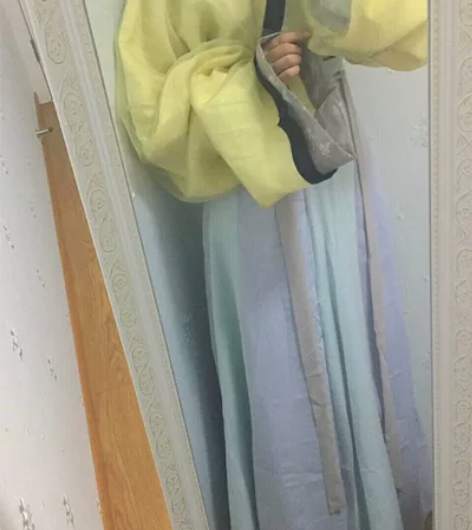 镜水桐光 昔随 晋制 曲领 交输裙 日常汉...