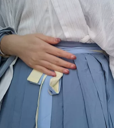 五五年汉服 霜降.秋焚 晋制复原交领齐腰襦...