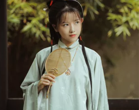 兰若庭汉服太平有象秋冬圈金立领斜襟长袄 浅...