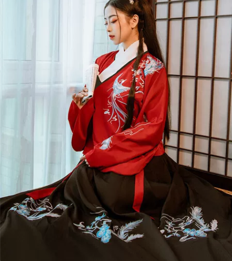 艺缕原创正品【鸾凤】交领汉服女琵琶袖明制袄...