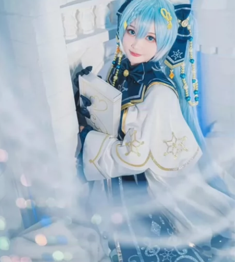 21雪初音cos服全套含所有配饰假发全新包...