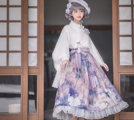 【LeMiroir洋装】眠于花梦中 sk ...