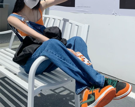 ZJZS2022春夏新品少女显瘦阔腿盐系背...