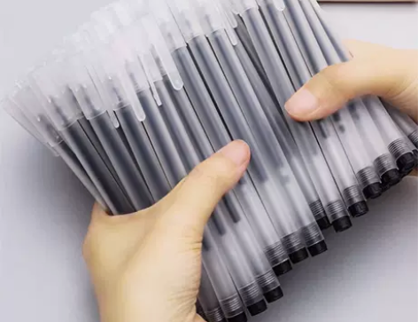 （100支）黑色巨能写中性笔仅6.9包邮剩...