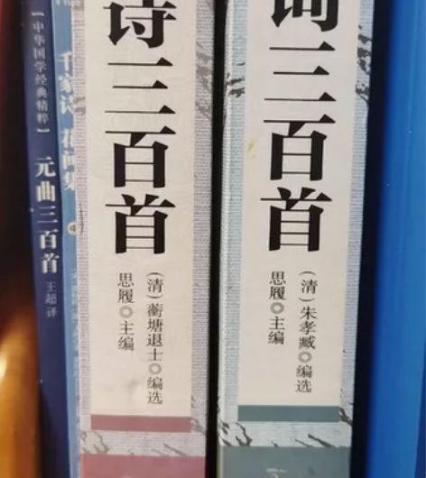 唐诗三百首,宋词三百首。一本40 感兴趣的...