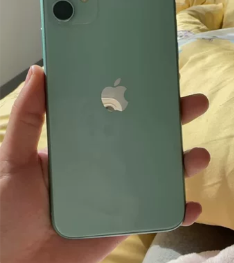自己用的苹果11绿色128G 在苹果店买的...