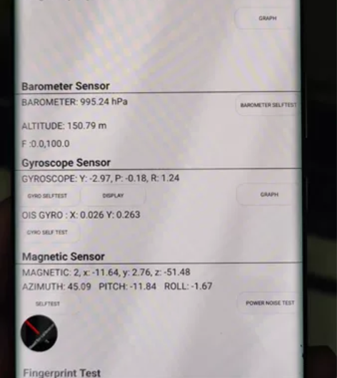 三星Note20Ultra，裸机，有气密视...