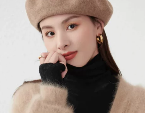 纯羊毛贝雷帽女秋冬季清仓包邮蓓蕾帽韩版百搭...