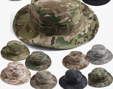 奔尼帽户外圆边帽男防晒太阳帽遮阳帽夏季骑行...