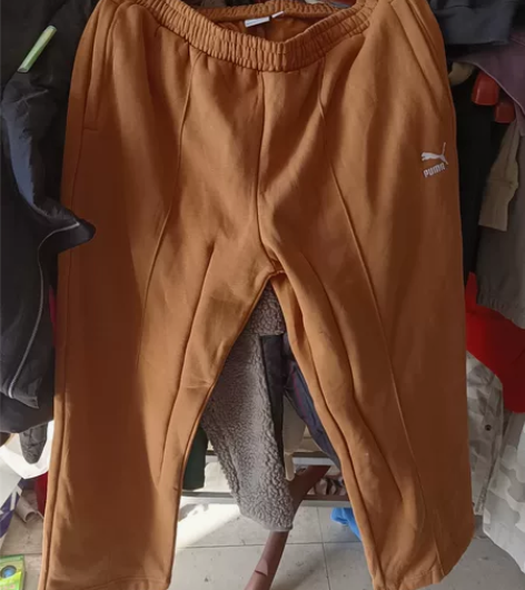 彪马加绒卫裤腰围96臀围136裤长108全...