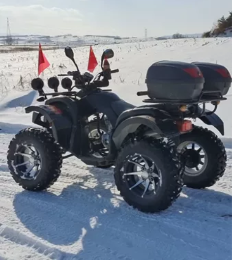 越野摩托车沙滩车大公牛雪地摩托车后驱四轮摩...