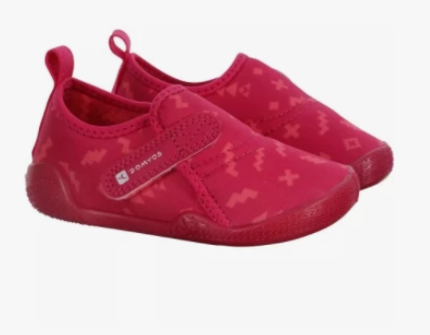 迪卡侬全新幼儿室内学步软底鞋，红色蓝色都只...