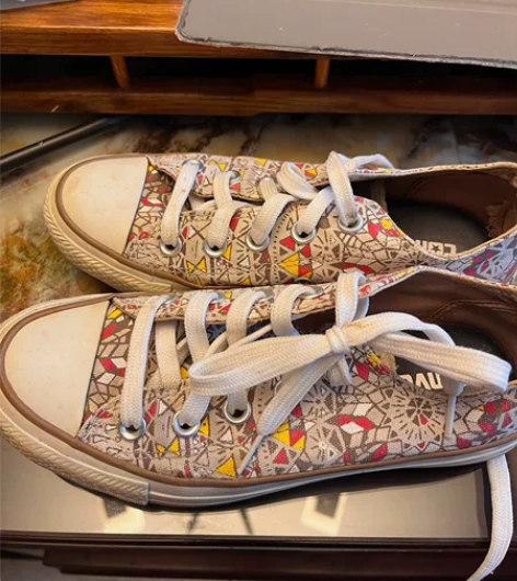 匡威低帮帆布鞋36码 保真的 实体店买的 ...