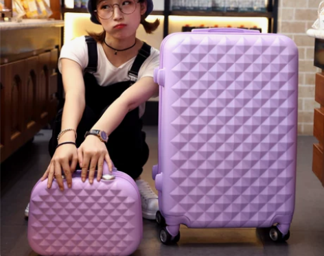 北爱棱格旅行箱包拉杆箱万向轮行李箱子母箱密...