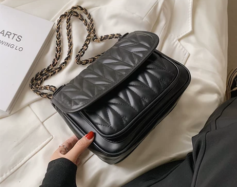 超火小包包女包夏季百搭2021新款潮链条斜...