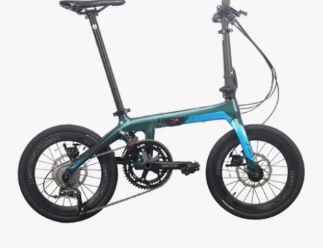 JAVA折叠自行车碳纤维折叠车18变速碟刹...