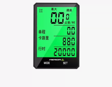 美利达（MERIDA） 大屏夜光无线码表-...