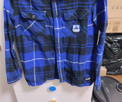XLARGE 男士格子衬衫 尺码M 衣长：...