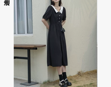 女法式收腰显瘦裙子 感兴趣的话点“我想要”...