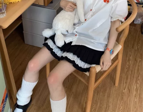 日系软妹学生蕾丝花边蛋糕半身裙女夏装甜美少...