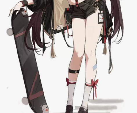 【预租】胡桃滑板女孩,初兽猫家m 包括:衣...