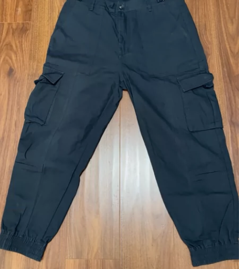 沾酱 束脚裤 多袋 休闲裤男 复古工装裤 ...