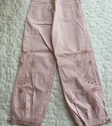 Vintage藕色休闲裤165码 Vint...