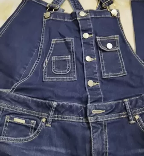 veromoda背带牛仔裤，质量很好，弹力...