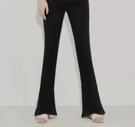 ONLY春秋冬季新款高腰显瘦喇叭牛仔裤女大...