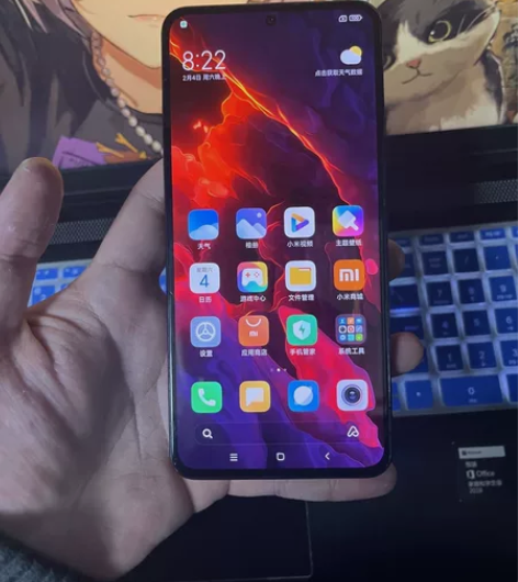 红米k50，12+256G，墨羽，手机外观...