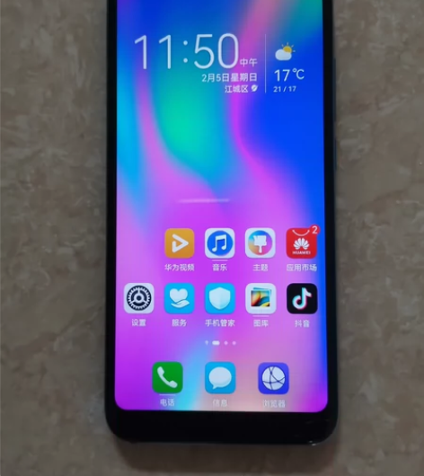 荣耀10 全网通6+64g功能正常 能显示...