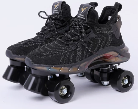 新款夏季透气双排溜冰鞋四轮滑鞋成年男女旱冰...