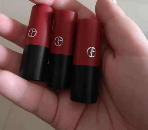 正品小样清仓——阿玛尼专柜正品黑管口红小样...